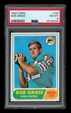 1968 Topps Set-Break #196 Bob Griese PSA 8 NM-MT