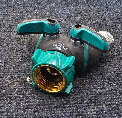 #ad 2 Wayz Pro Hose Splitter Heavy Duty Outdoor Faucet and Garden Hose Splitter $25.83