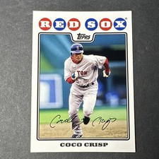 COCO CRISP #586 2008 Topps Baseball Boston Red Sox
