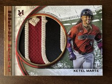 2025 Topps Museum Collection KETEL MARTE Momentous Material Jumbo Patch Red /5