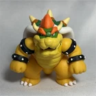 JAKKS Bowser Hard Plastic Figure Super Mario Collectible 3" Yellow Green Orange