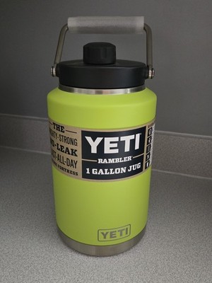 Yeti Rambler 1 Gallon Jug! Chartreuse! Nwt!