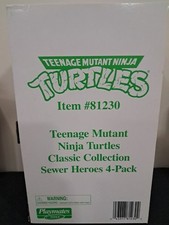 TMNT Classic Sewer Heros Mutant Figure 4-Pack Playmates Toys