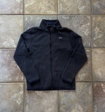 Navy Patagonia Better Sweater Quarter Zip Boys Youth XL 14