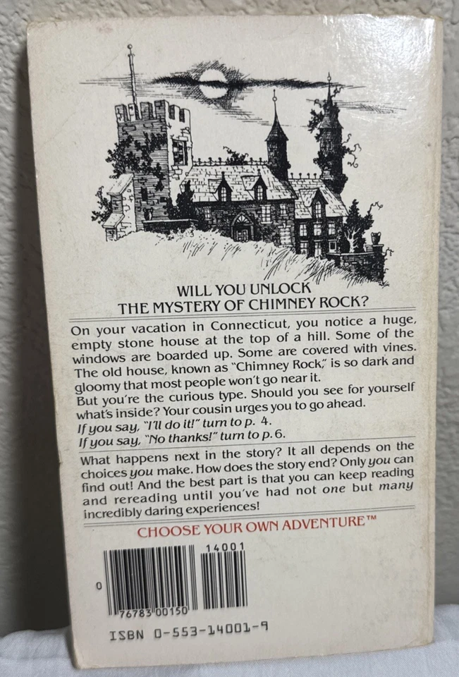 The Mystery of Chimney Rock Edward Packard Choose Your Own Adventure 5 CYOA 1981 - Image 2 of 4
