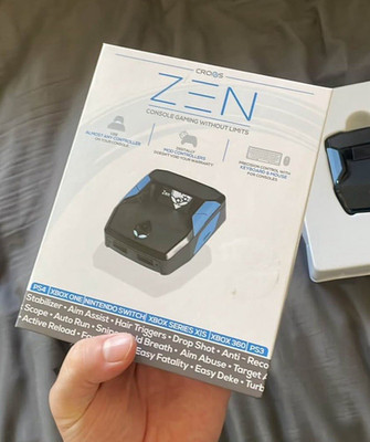 Cronus Zen Multi-Platform Controller Adapter Black/Blue w/ Cables