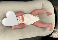 Soft Organic Cotton Muslin Baby Lounger Cover - Breathable  Machine Washable