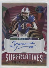 2021 Panini Illusions Superlatives Signs Purple 3/10 Tremaine Edmunds Auto 4t6