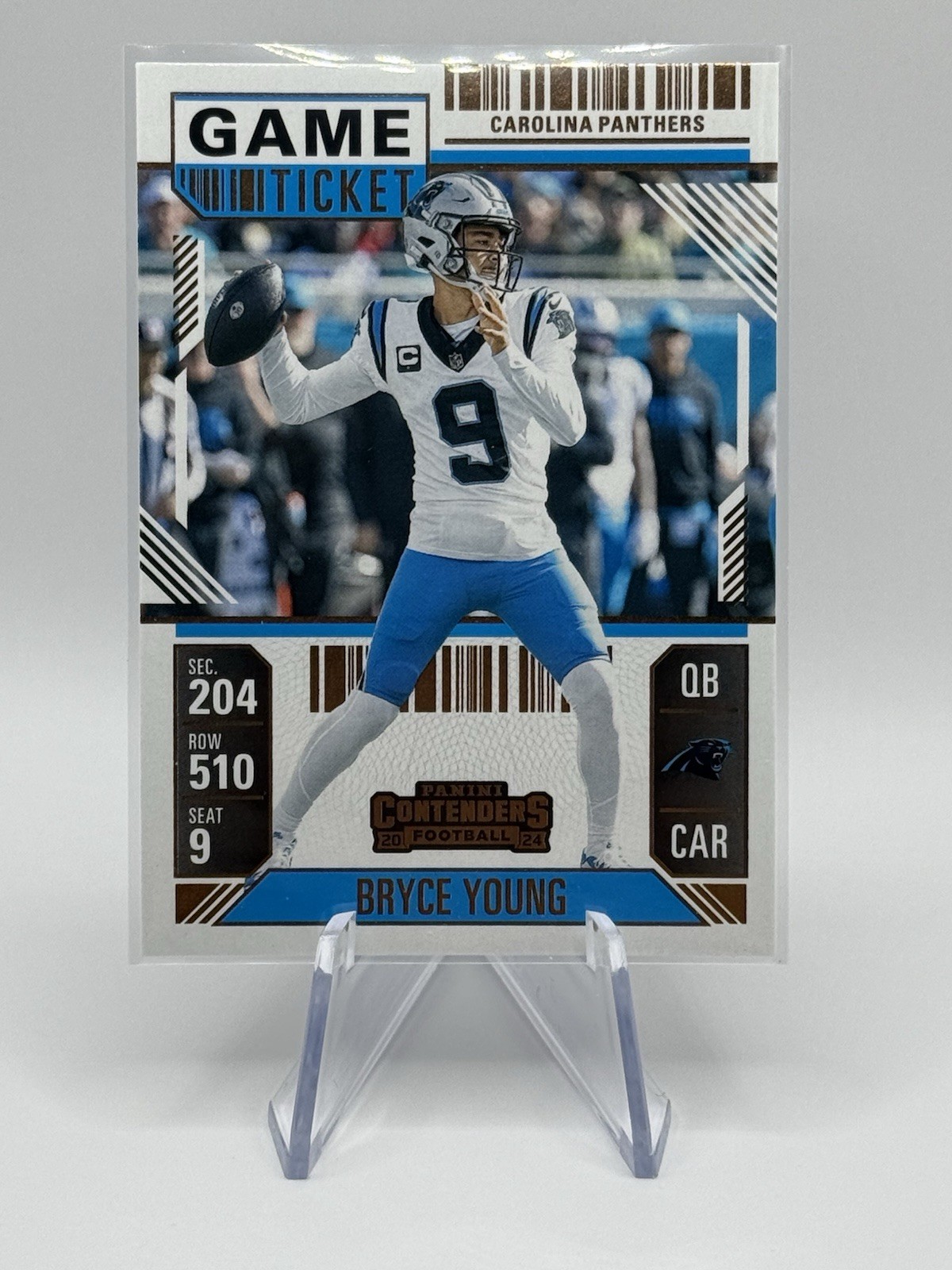 2024 Panini Contenders - Bryce Young #14 Bronze Game Ticket