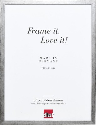 Effect Holzrahmen Profil Top S silber 24x30 cm mit Normalglas