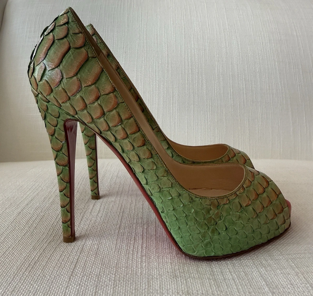 Christian Louboutin Women's Green for sale | eBay UK