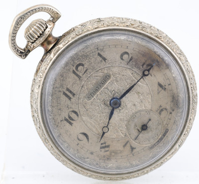 STRATFORD 6j LANGENDORG SUPREME I.W.C.CO. SWISS POCKET WATCH, FOR REPAIR (BR)