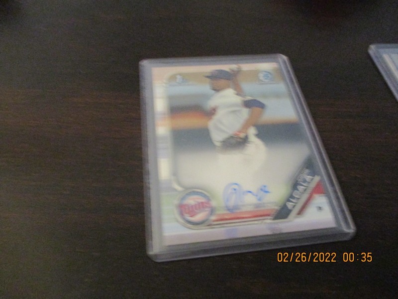jorge alcala rookie auto 2019 bowman chrome