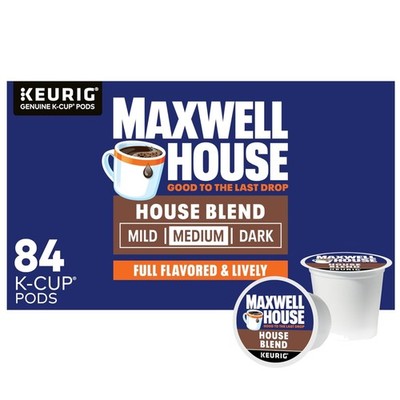 House Blend Medium Roast K-Cup Coffee Pods, 84 ct Box