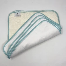 Petite Crown Trifold Night Inserts Stay Dry Prefold Cloth Diapers - Set Of 4