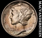 1944 Mercury Dime- Silver- Choice Gem Brilliant Unc Luster No Reserve #J3955