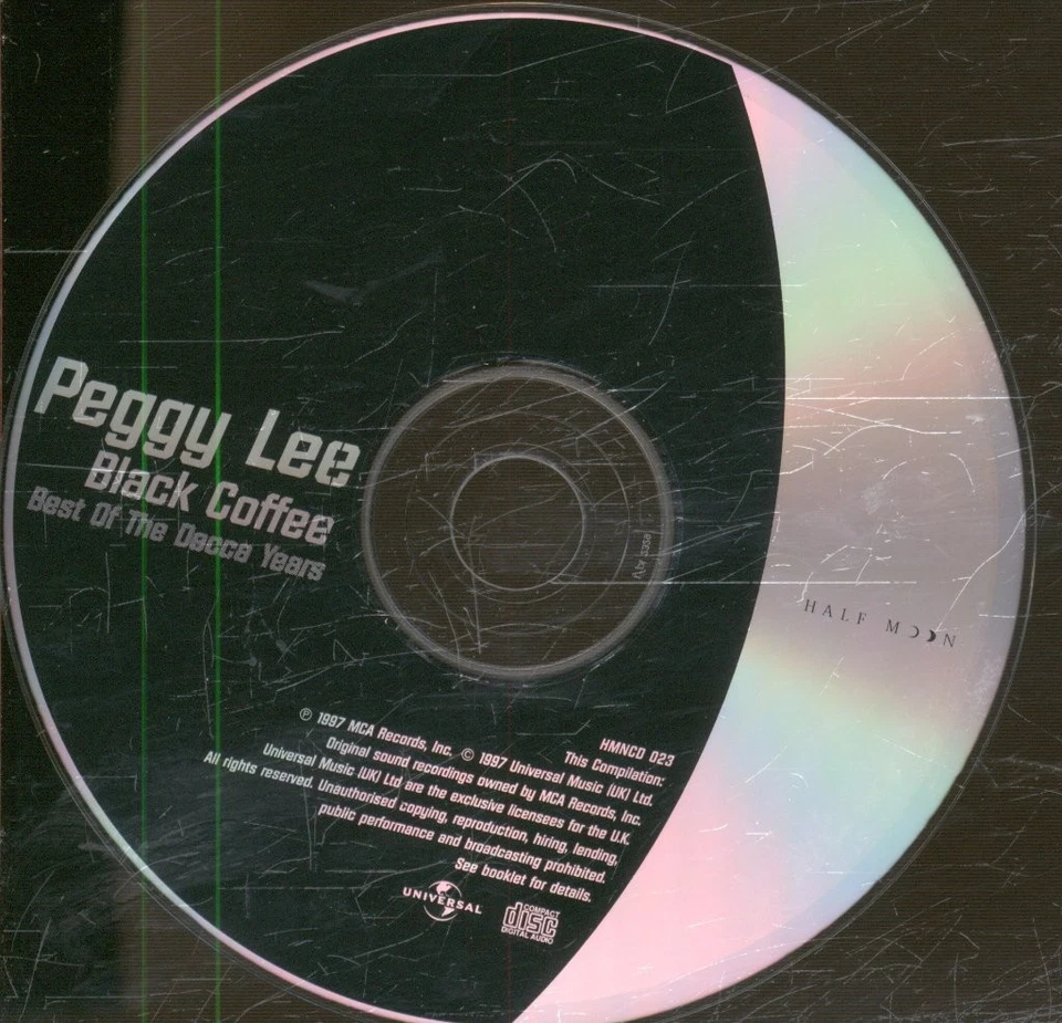 Peggy Lee Black Coffee (Best Of The Decca Years) CD Europa Half Moon Compilation - Bild 3 von 3