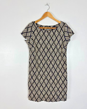 Zara Woman Jacquard Shift Dress With Shimmers, Size XS, NWT