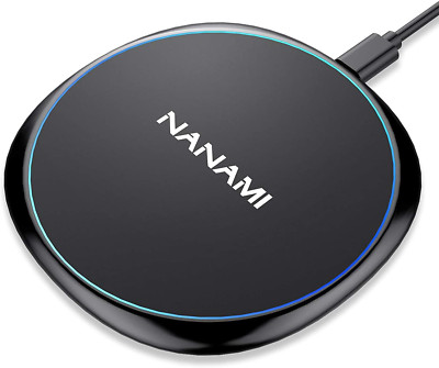 NANAMI Wireless Charger Pad, 10W Qi Induktive Ladestation Für Samsung Galaxy S24