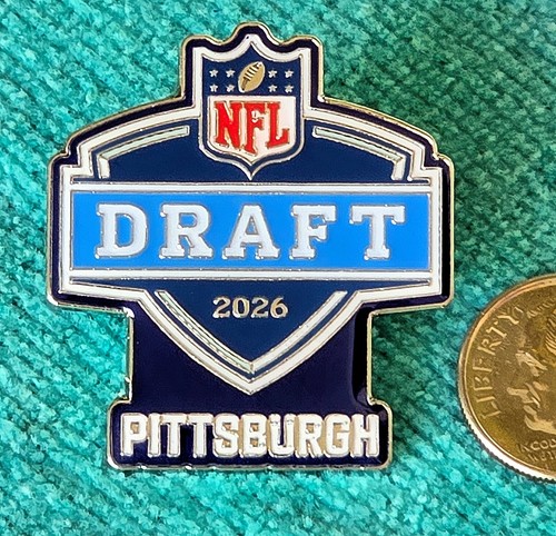 2026 "PITTSBURGH" NFL DRAFT - LAPEL PIN & FAN GUIDE - NFL FOOTBALL - VERY RARE!! - Bild 2 von 5