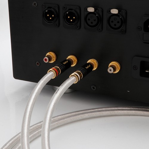 HiFi Audiophile Signal Cable Silver Plated OFC RCA Cables Gold Plated Connectors - Picture 10 of 12
