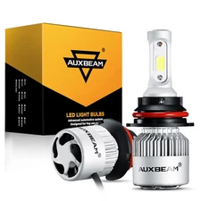 AUXBEAM 9007 HB5 LED Headlights Bulb High Low Beam Conversion Kit Bright White