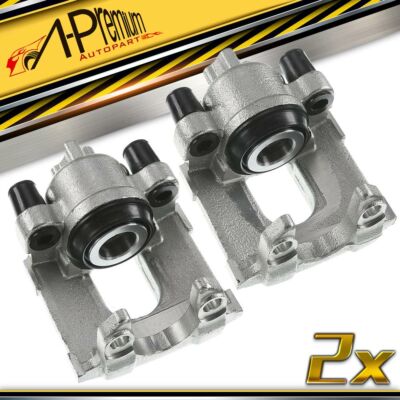 A-Premium Pair Rear Dics Brake Calipers for BMW X5 E53 2002-2006 Sport Utility