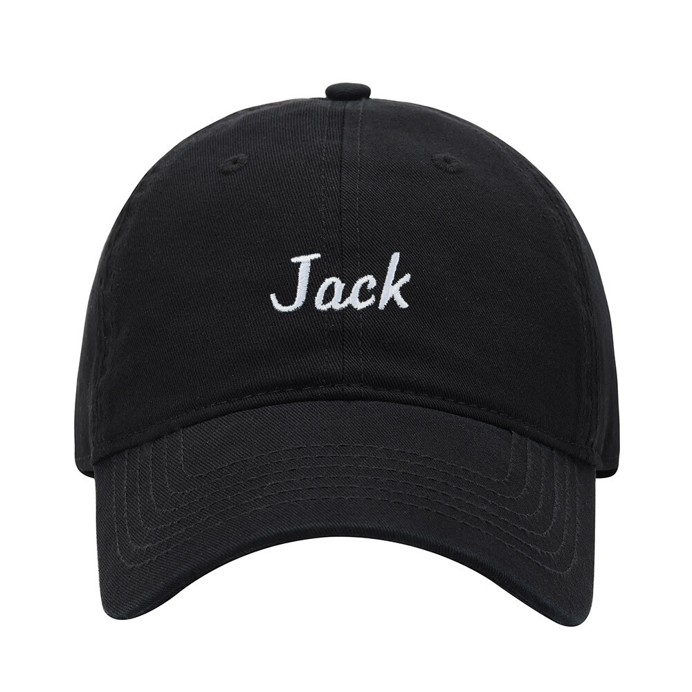 Baseball Cap Men Name Jack Gift Embroidered Washed Cotton Dad Hat Baseball Caps