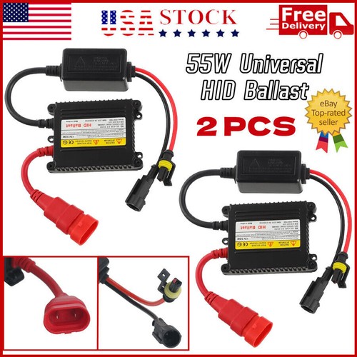 2Pcs 12V 55W Universal Digital DC Ballast Replacement Conversion Kit - View #7
