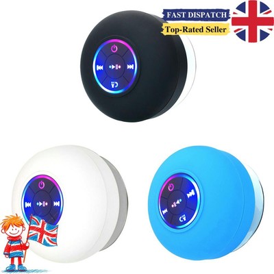 Bluetooth-kompatibler Mini Duschlautsprecher Wiederaufladbar für Auto Pool Strand