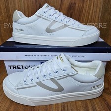 TRETORN Women's Serve Lightweight Sneakers Shoes  White/Gray  Various Sizes