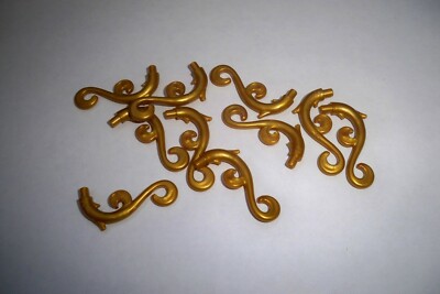 Lego Ornament, 28870, gold, plant stem, 10 Stück**