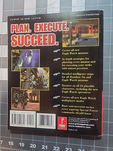 Tom Clancy's Rainbow Six Collector's Edition Game Strategy Prima Guide book - Picture 3 of 8