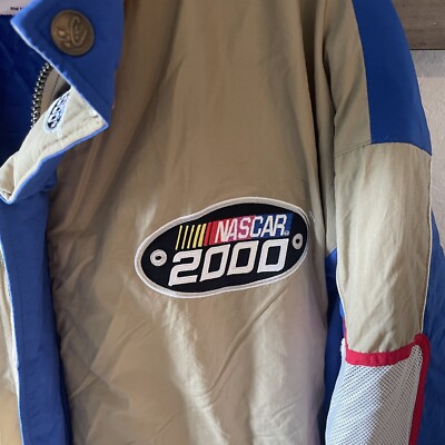 NWT Vintage Chase Authentics Nascar 2000 Tan Puffer Winter