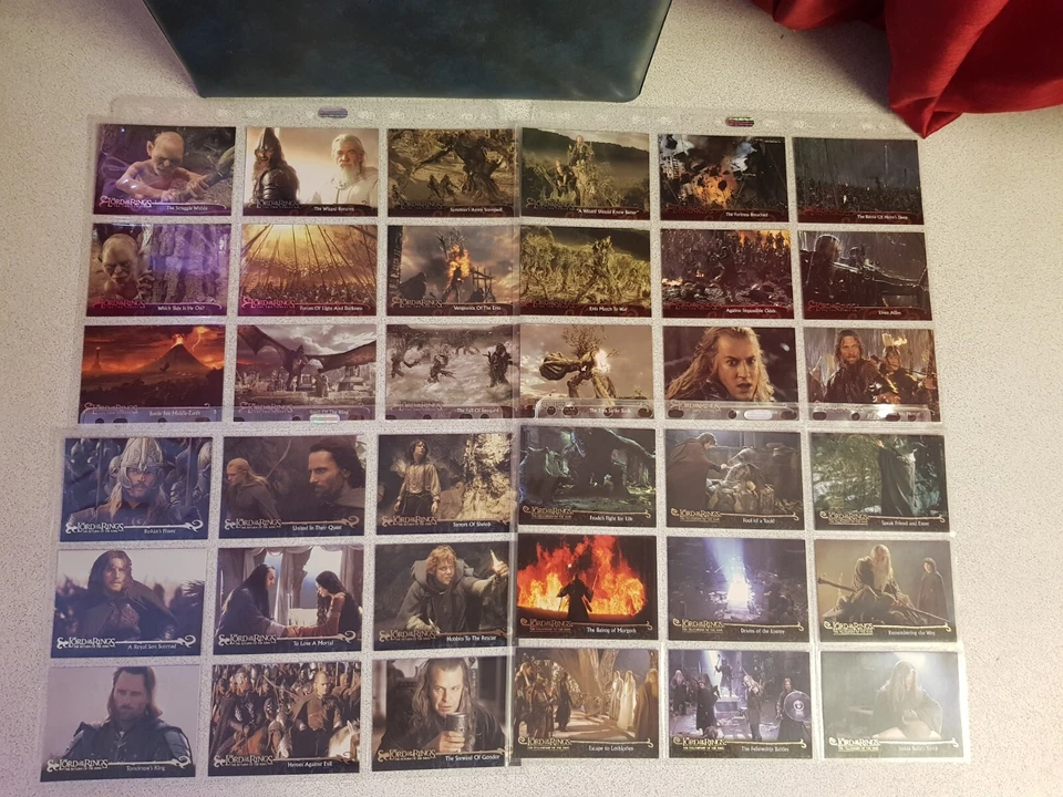 Lord Of The Rings Binder Of  Cards TOPPS LOTR TRADING CARDS " Lord of the Rings" - Image 4 of 4
