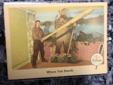 1959 Fleer Ted Williams  #79 Where Ted Stands Vg- Ex