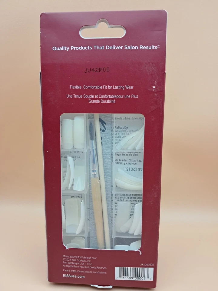 Kit Completo de Uñas Acrílicas Sin Burbujas de Salón Profesional Kiss 64 Puntas NUEVO Foto 2 de 4