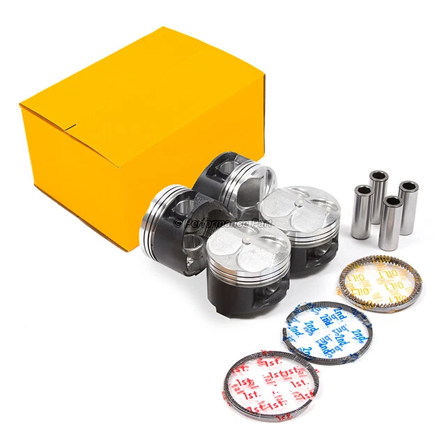 High Performance Pistons w/ Rings for 94-00 Honda Civic 1.6 B16A2 B16A3 - Изображение 2 из 4