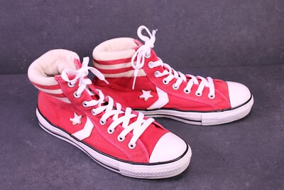 Converse Sneaker Chucks Star Player Mid Unisex Gr. 39,5 rot weiß Canvas BC235