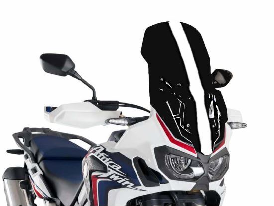 Puig Black Touring Screen Honda Africa Twin CRF1000L Adventure Sports 2018-2019
