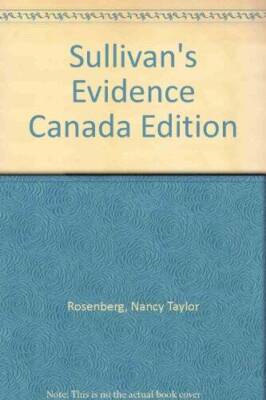 Sullivans Evidence (Canada Edition) - Paperback - VERY GOOD