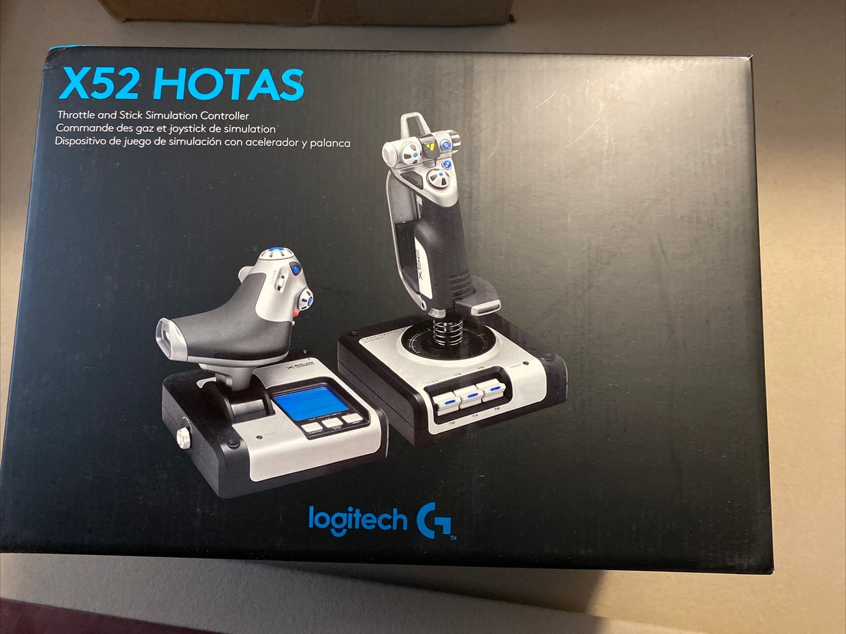 Logitech G X52 Hotas Flight Control System For Flight Simulator | eBay