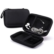 External Hard Drive Portable Carrying Case Digital Gadget Case Waterproof Black