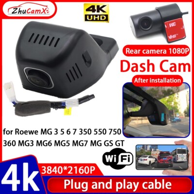 4K Dash Cam Camera for Roewe MG 3 5 6 7 350 550 750 360 MG3 MG6 MG5 MG7 MG GS GT