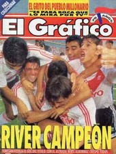 RIVER PLATE Apertura Champion 1994 - CRESPO - Revista El Gráfico #3885