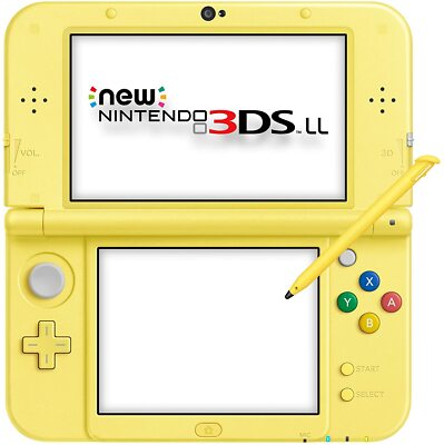 USED Japanese New Nintendo 3DS XL LL Pokemon Pikachu only console