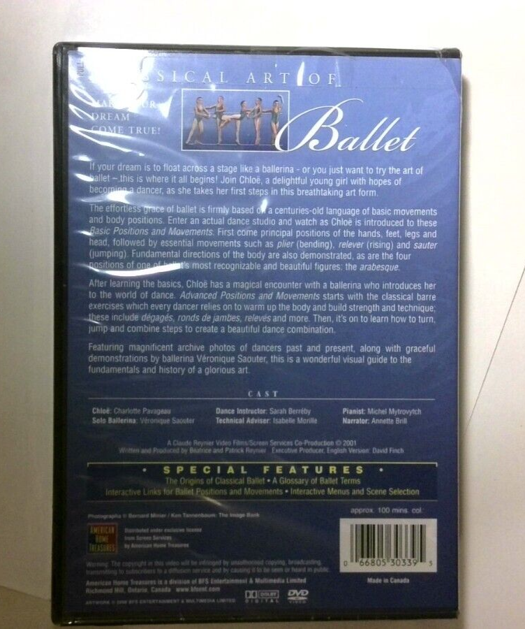 Classical Art of Ballet - Collection (DVD, 2002, 2-Disc Set) for