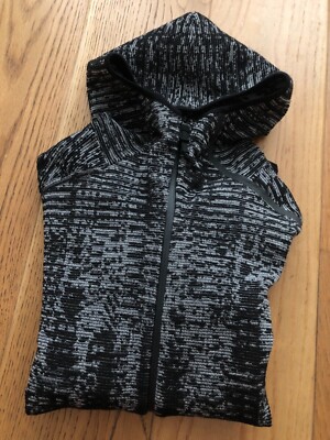 ADIDAS ZNE PULSE KNIT ZIPPED HOODED JACKET MEN'S RUNNING TOP BLACK