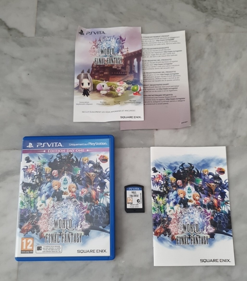 Jeu Sony PS VITA World Of Final Fantasy FRA Complet 