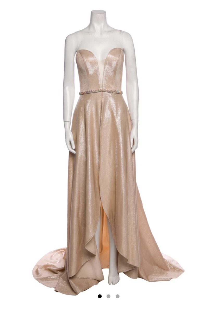 slim fit dress slacks Ballroom Dress | Yellow main image 1